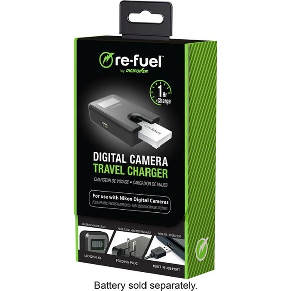 Digipower - Digital camera travel charger for Nikon batteries - Picture 2 of 2